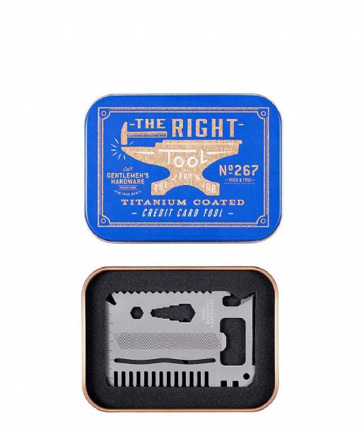 Gentlemens Hardware  Credit Card Tool Titanium Titanium