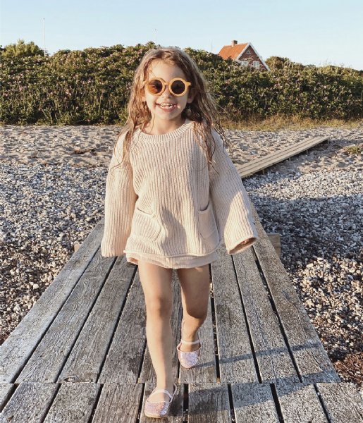 Grech and Co  Sustainable Sunglasses Kids Golden