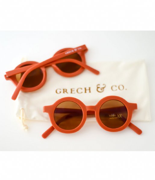 Grech and Co  Sustainable Sunglasses Kids Rust