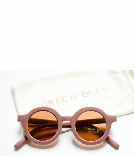 Grech and Co  Sustainable Kids Sunglasses 18 months - 10 years burlwood