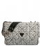 Guess  Cessily Convertible Xbody Flap Black White