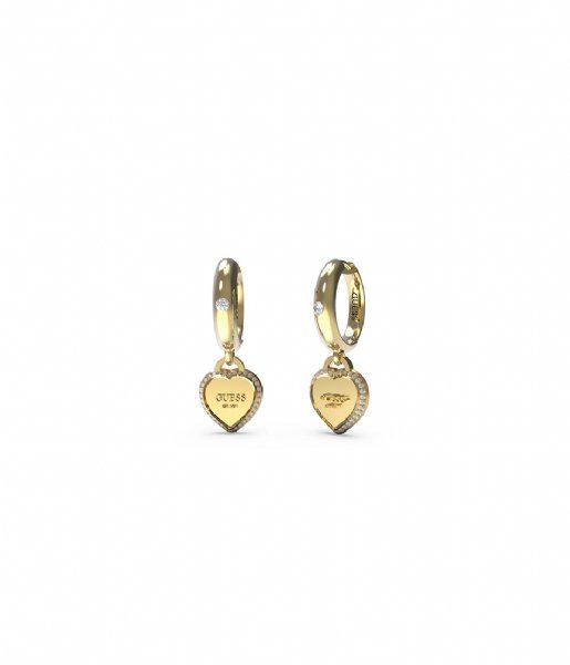 Guess  Earrings Fine Heart JUBE01426JWYGT Gold
