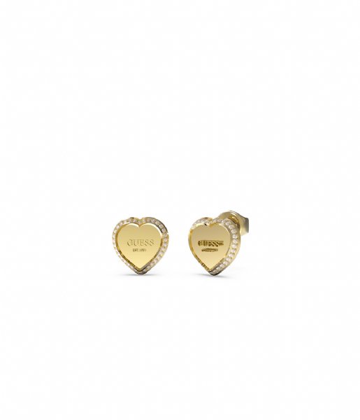 Guess  Earrings Fine Heart JUBE01427JWYGT Gold