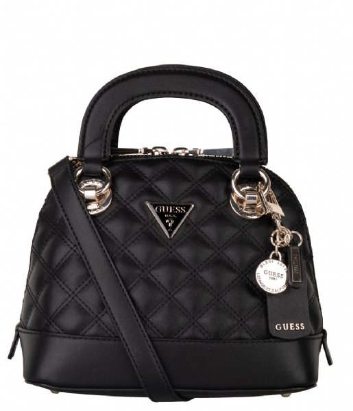 Guess  Cessily Small Dome Satchel Black