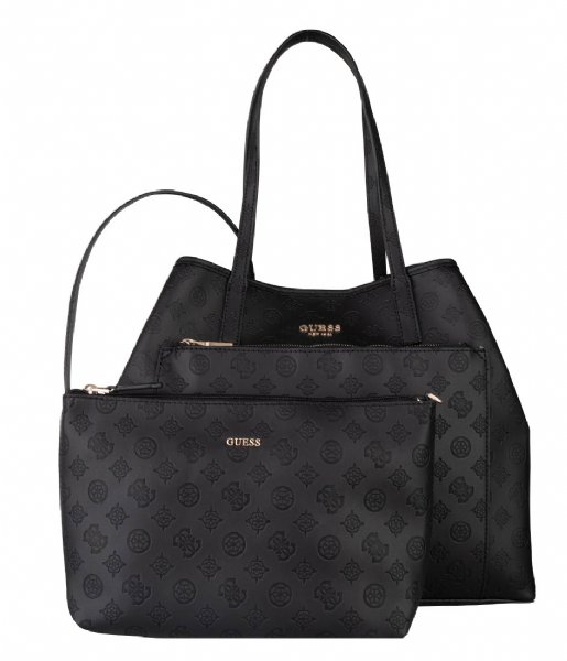 Guess  Vikky Large Roo Tote Black