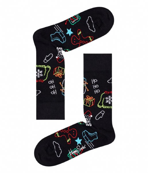Happy Socks  2-Pack Ho Ho Ho Socks Gift Ho Ho Hos Gift (9300)