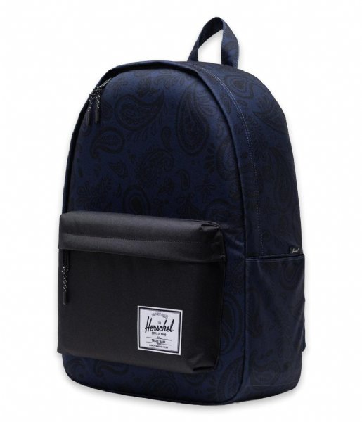 Herschel Supply Co.  Classic X-Large 15 inch Paisley Peacoat/Black (04906)