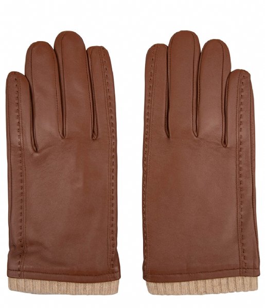 Hismanners  Leather Gloves Hestur Cognac (300)