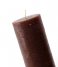 House Doctor  Pillar Candle Rustic HD 6C Cognac