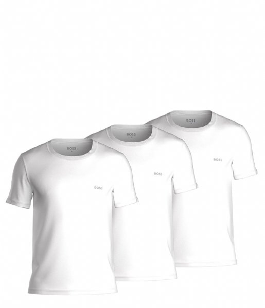Hugo Boss  T-Shirt round neck Classic 3-Pack White (100)