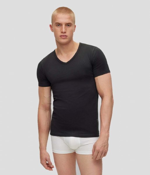 Hugo Boss  T-Shirt Vn 2P Modern Black (1)