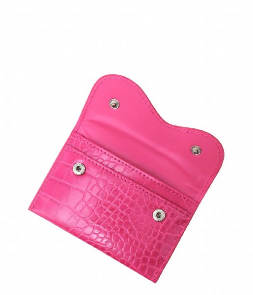 HVISK  Wallet Wave Matte Croco Ultra Pink (173)