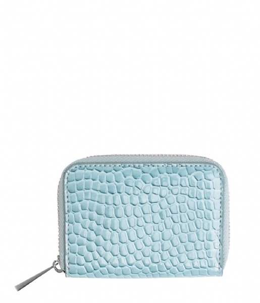 HVISK  Wallet Zipper Croco Baby Blue (001)