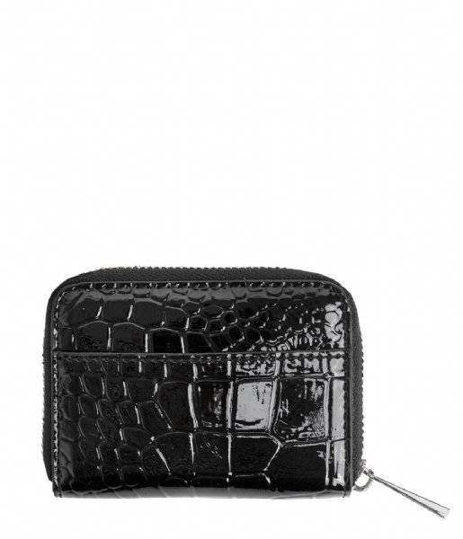 HVISK  Wallet Zipper Croco Black (009)