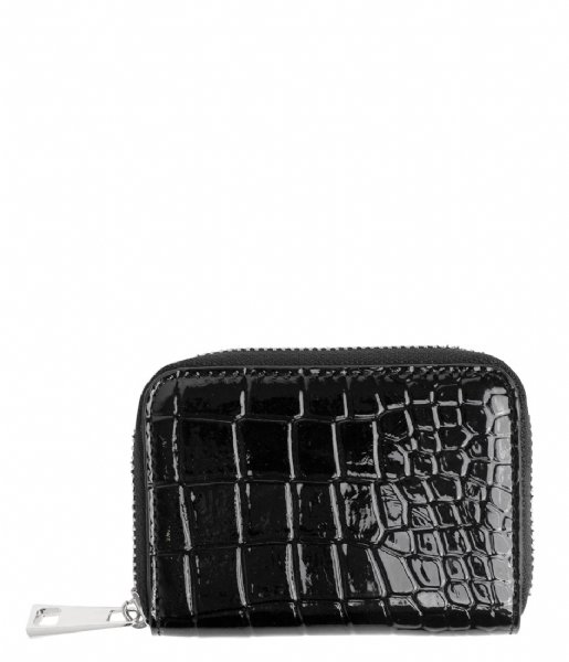 HVISK  Wallet Zipper Croco Black (009)