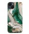 iDeal of SwedenFashion Case iPhone 14 Plus Golden Jade Marble (98)
