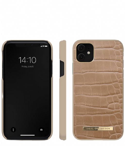 iDeal of Sweden  Atelier Case Introductory iPhone 11/XR Camel Croco (IDACAW21-I1961-325)