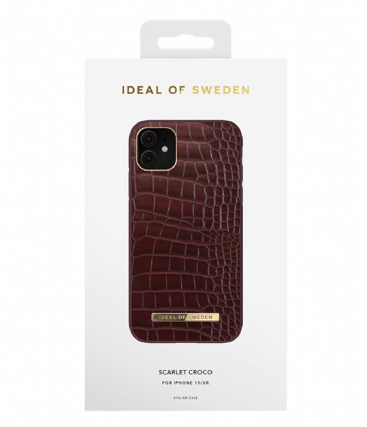 iDeal of Sweden  Atelier Case Introductory iPhone 11/XR Scarlet Croco (IDACAW21-I1961-326)
