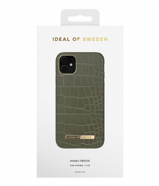 iDeal of Sweden  Atelier Case Introductory iPhone 11/XR Khaki Croco (IDACAW21-I1961-327)
