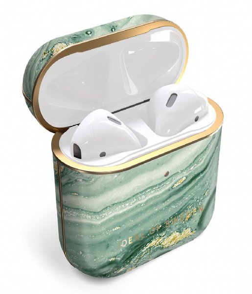iDeal of Sweden  Fashion AirPods Mint swirl marble (IDFAPCSS21-258)