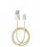 iDeal of Sweden  Fashion Cable 1m Lightning Carrara Gold (IDFCL-46)