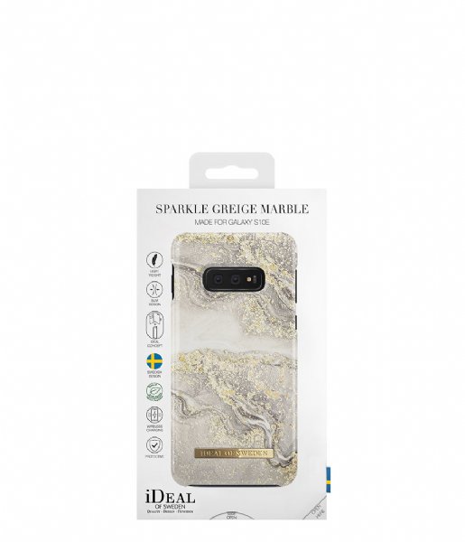 iDeal of Sweden  Fashion Case Galaxy S10E Sparkle Greige Marble