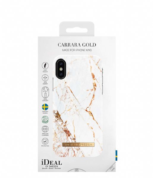 iDeal of Sweden  Fashion Case iPhone XS / X Carrara Gold (IDFCA16-IXS-46)