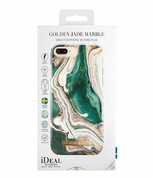 iDeal of Sweden  Fashion Case iPhone 8/7/6/6s Plus Golden Jade Marble (IDFCAW18-I7P-98)