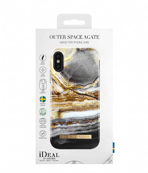 iDeal of Sweden  Fashion Case iPhone XS/X Outer Space Agate (IDFCAW18-I8-99)