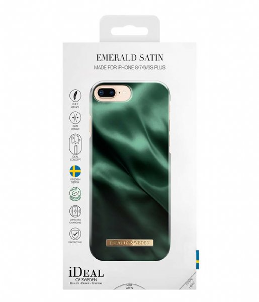 iDeal of Sweden  Fashion Case iPhone 8/7/6/6S Plus Emerald Satin (IDFCAW19-I7P-154)