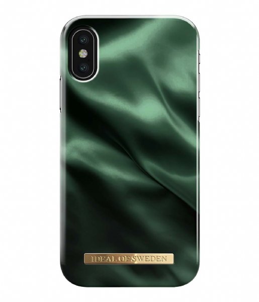 iDeal of Sweden  Fashion Case iPhone X/XS Emerald Satin (IDFCAW19-IXS-154)