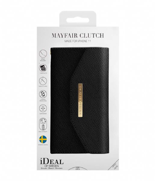 iDeal of Sweden  Mayfair Clutch iPhone 11/XR Black (IDMC-I1961-01)