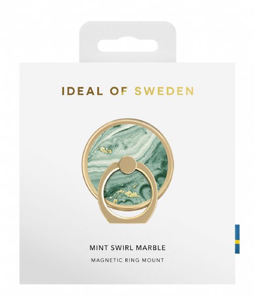 iDeal of Sweden  Magnetic Ring Mount Mint swirl marble (IDMRMSS21-258)