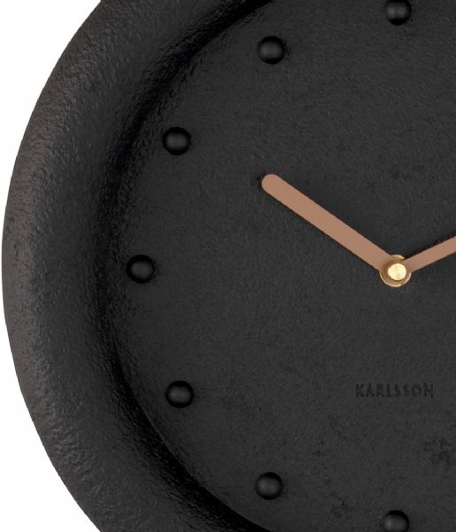 Karlsson  Wall clock Petra polyresin Black (KA5717BK)