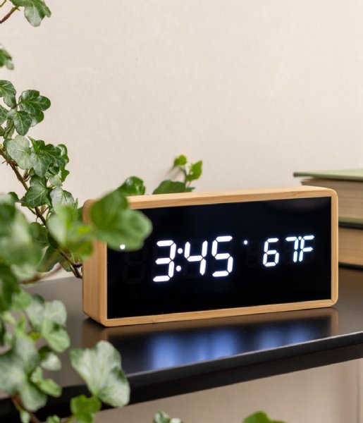 Karlsson  Alarm clock Tube Bamboo (KA5724)