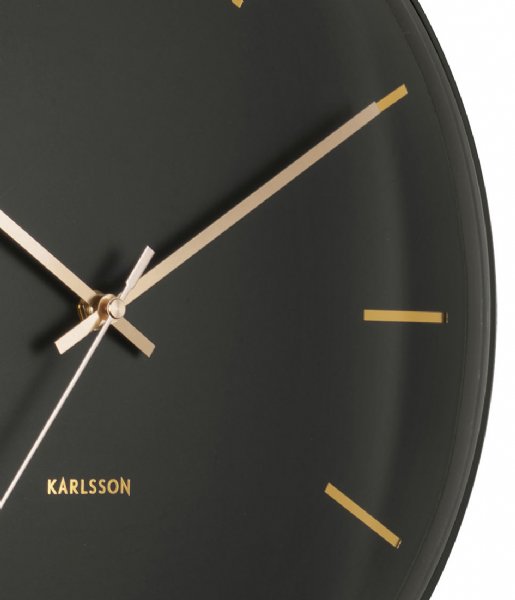 Karlsson  Wall clock Globe Design Armando Breeveld black (KA5840BK)