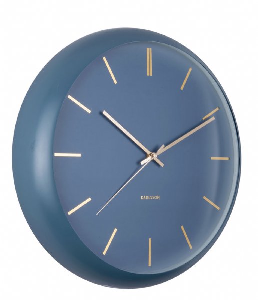 Karlsson  Wall clock Globe Design Armando Breeveld dark blue (KA5840BL)