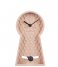 KarlssonTable clock Honeycomb Pendulum concrete Pink (KA5871PI)