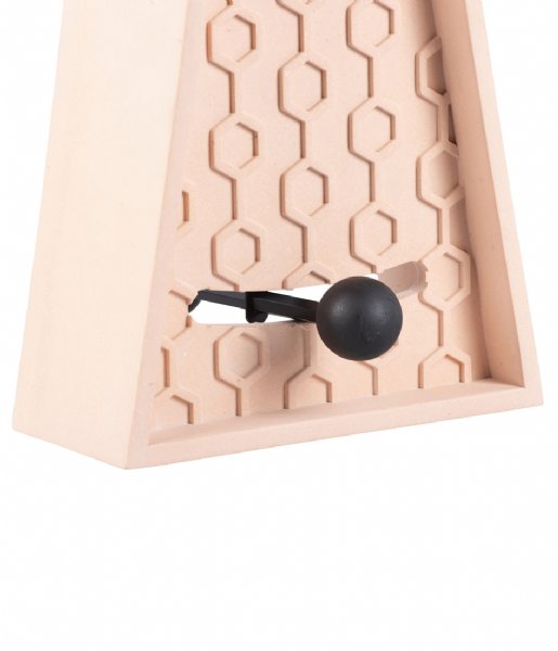 Karlsson  Table clock Honeycomb Pendulum concrete Pink (KA5871PI)
