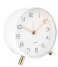 KarlssonAlarm clock Lofty metal matt D. 11cm White (KA5752WH)