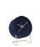 Karlsson  Alarm clock Luxurious Velvet Design Boxtel & Buijs dark blue (KA5748BL)