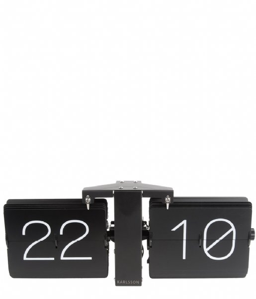 Karlsson  Flip clock No Case matt black stand Black (KA5602BK)