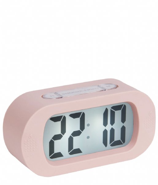 Karlsson  Alarm clock Gummy rubberized Light pink (KA5753PI)