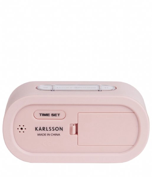 Karlsson  Alarm clock Gummy rubberized Light pink (KA5753PI)
