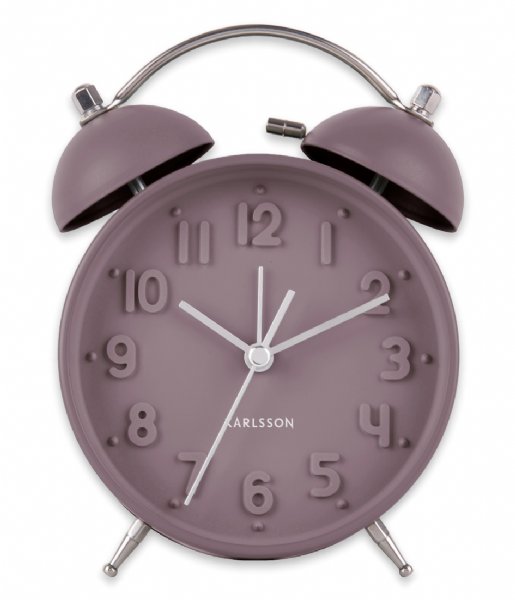 Karlsson  Alarm clock Iconic matt Dark Purple (KA5784PU)
