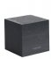 KarlssonAlarm clock Mini Cube veneer white LED Black (KA5655BK)