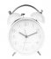 Karlsson  Alarm clock mr. White White steel (KA5721WH)