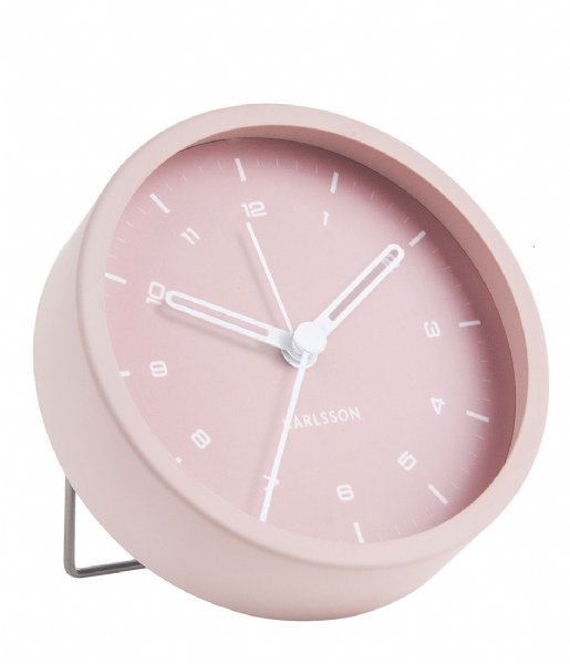 Karlsson  Alarm clock Tinge steel Light pink (KA5806PI)