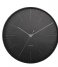 KarlssonWall clock Index metal Black (KA5769BK)
