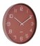 Karlsson  Wall clock Lofty iron matt, D. 40cm Warm red (KA5751RD)